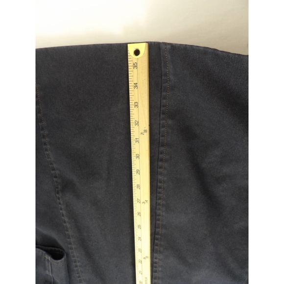 Andrew Marc Women's Long Denim Jacket Size Medium #2116 - Picture 4 of 7